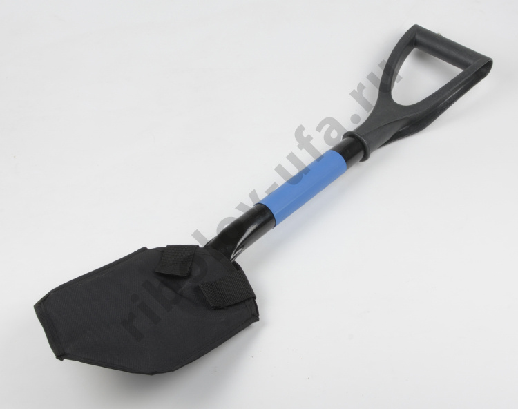 Лопата Следопыт штыковая автомобильная, металл.черенок с ручкой, в чехле PF-SF-05