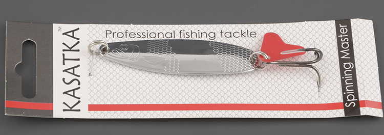 Блесна колеб. Kasatka 27гр. Chrome-001  SF04-05