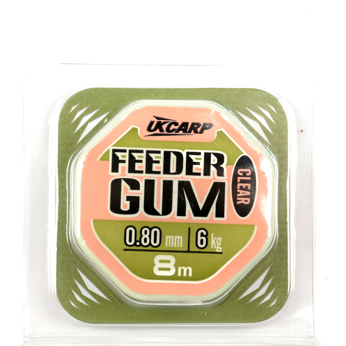 Фидергум Admiral Ukcarp Clear 0.8мм, 6кг, 8м 