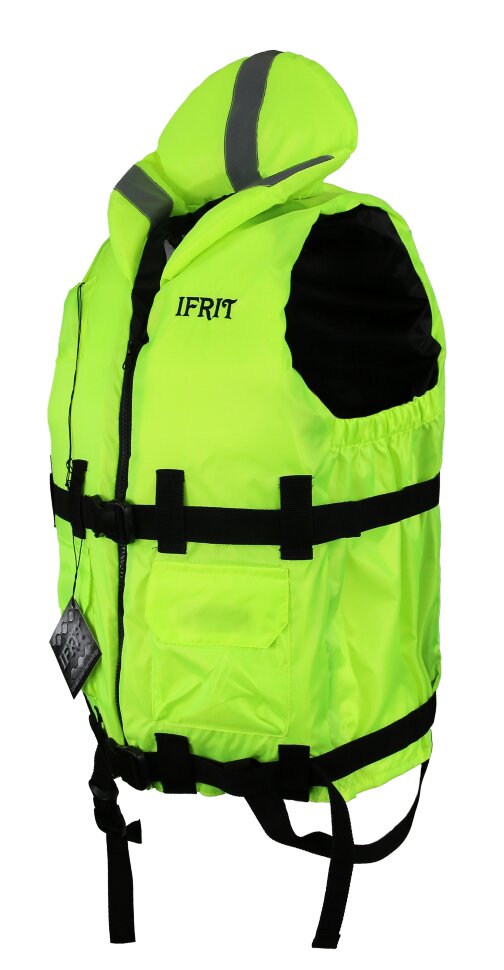 Жилет спасательный Ifrit 110 Люм. лайм р. XL, 110кг ЖС-405