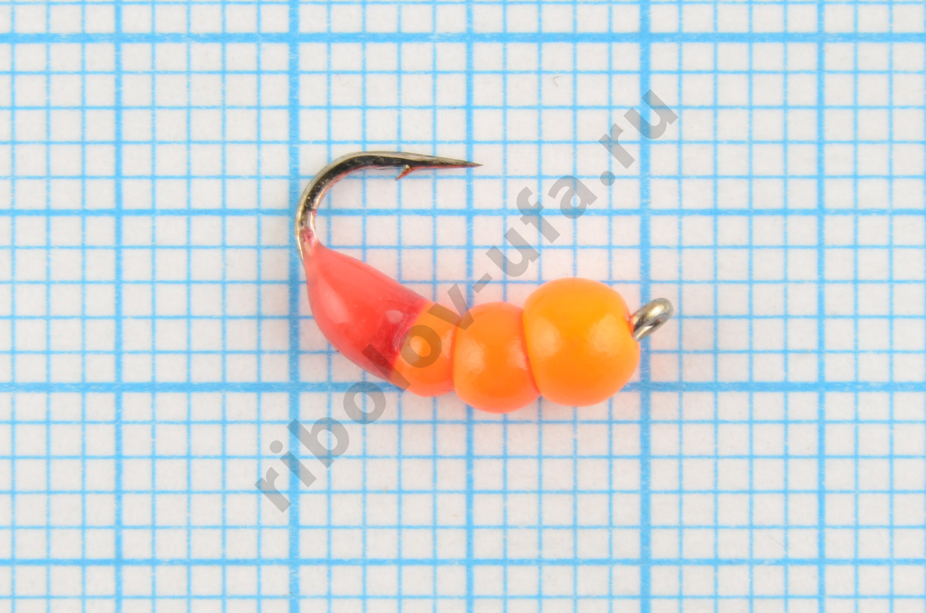 Мормышка вольфрам. Marlins Мураш №2 3,5мм 0,65гр. цв.оранж