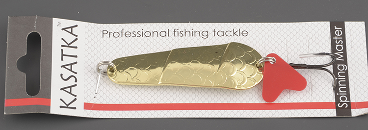 Блесна колеб. Kasatka 21гр. Gold-002  SF04-167