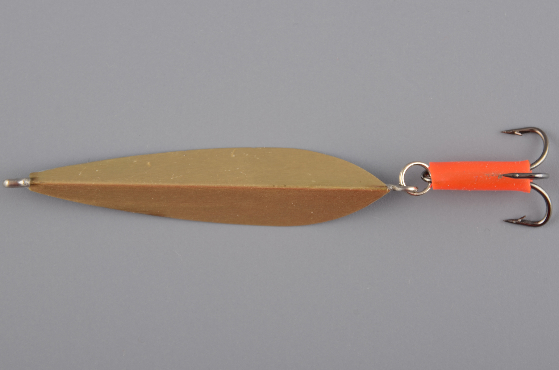 Блесна Курганская №08 с тройником, 40мм цв. золото