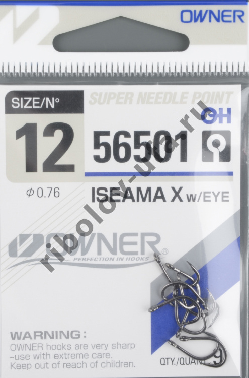 Одинарные крючки Owner 56501-12