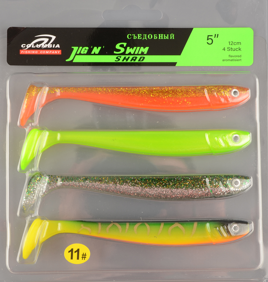 Силиконовая приманка Columbia Jign Swim Shad 5in 12см #11