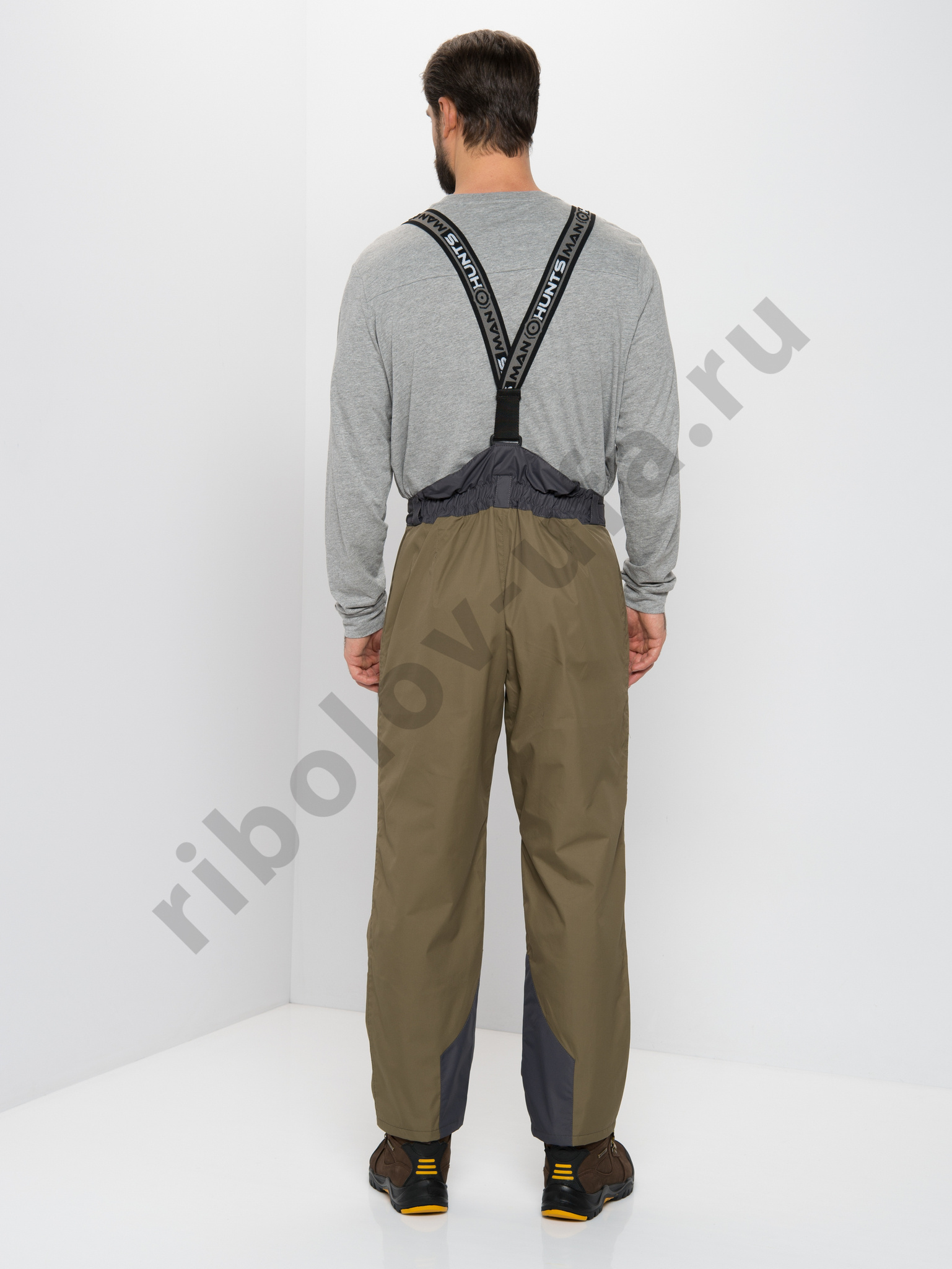 Костюм демис. Huntsman Орегон цв.Хаки/Серый тк.Breathable р.52-54 рост 170-176 (РР)