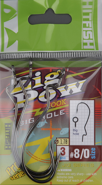 Офсетные крючки Hitfish ZigPow 8/0