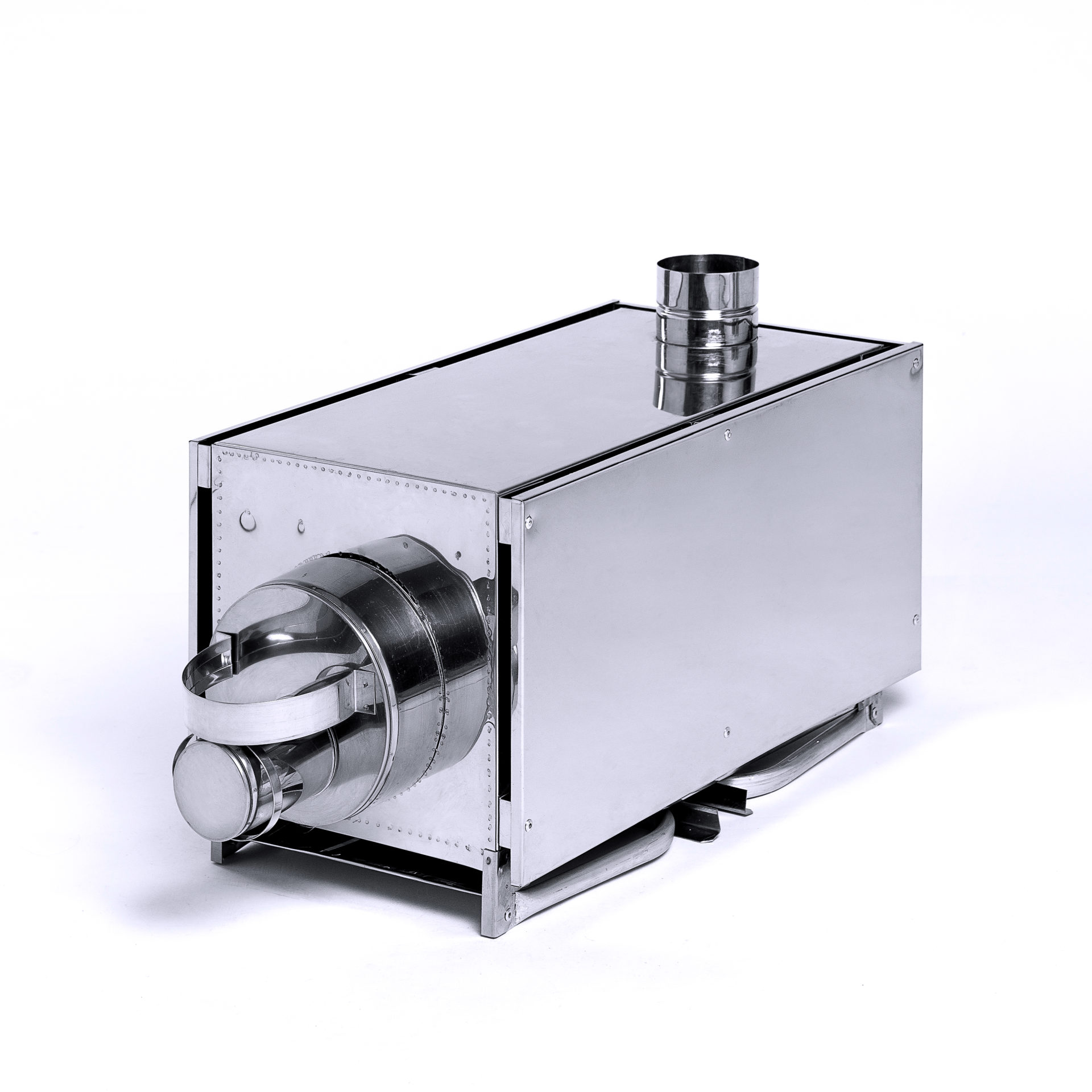 Печь Инвент экономка большая 670*350*405 нерж.сталь 0,8мм со стацин.экран.+короб для камней в сумке