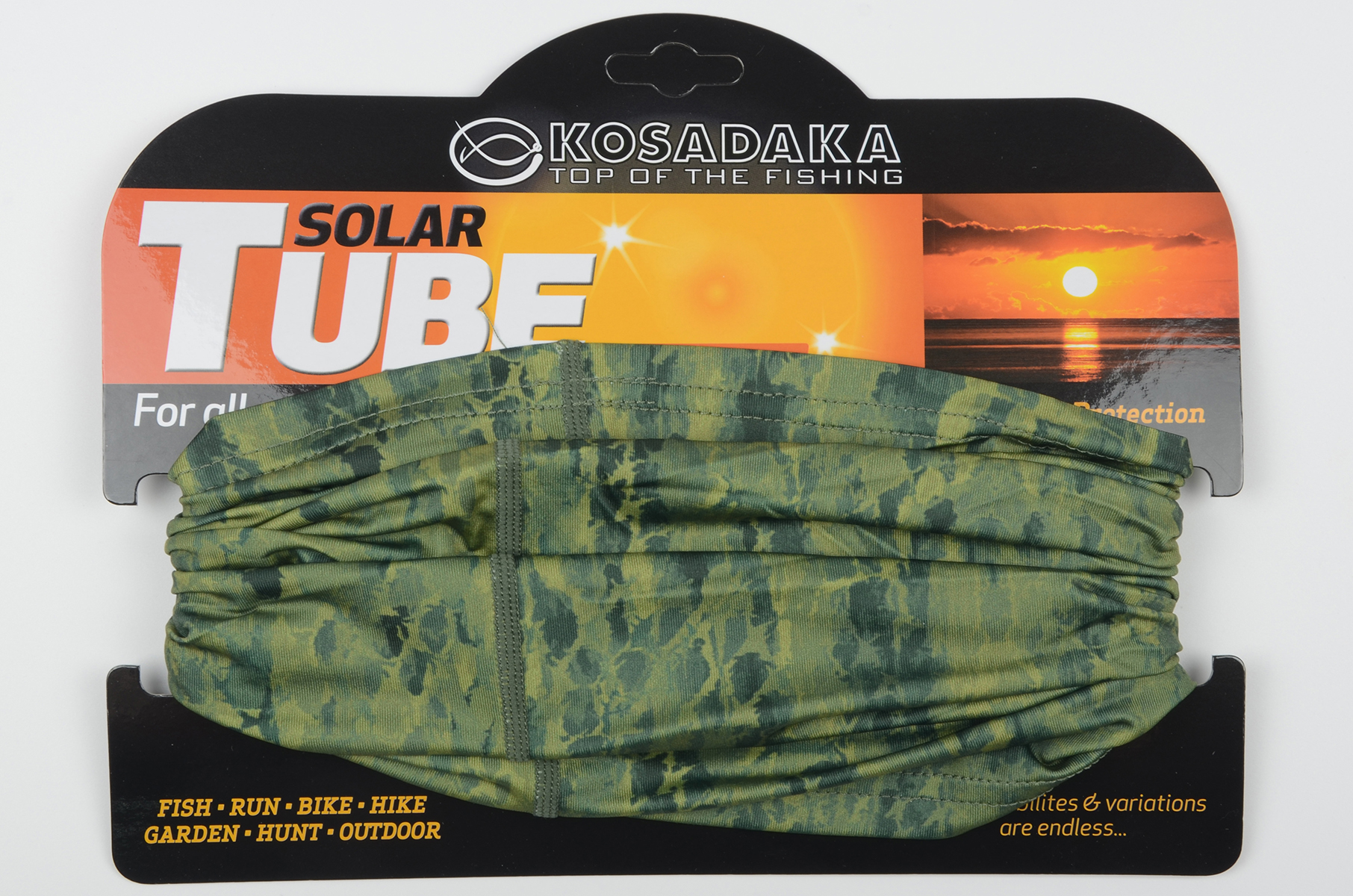 Маска бафф Kosadaka Solar Tube цв. Khaki Snake