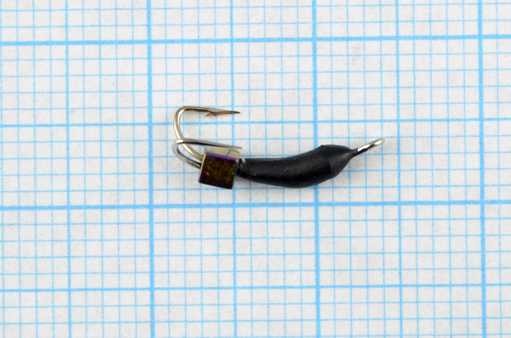 Мормышка Wormix точеная вольфрамовая Коза d=2 Уралка с кубиком Хамелеон арт. 177