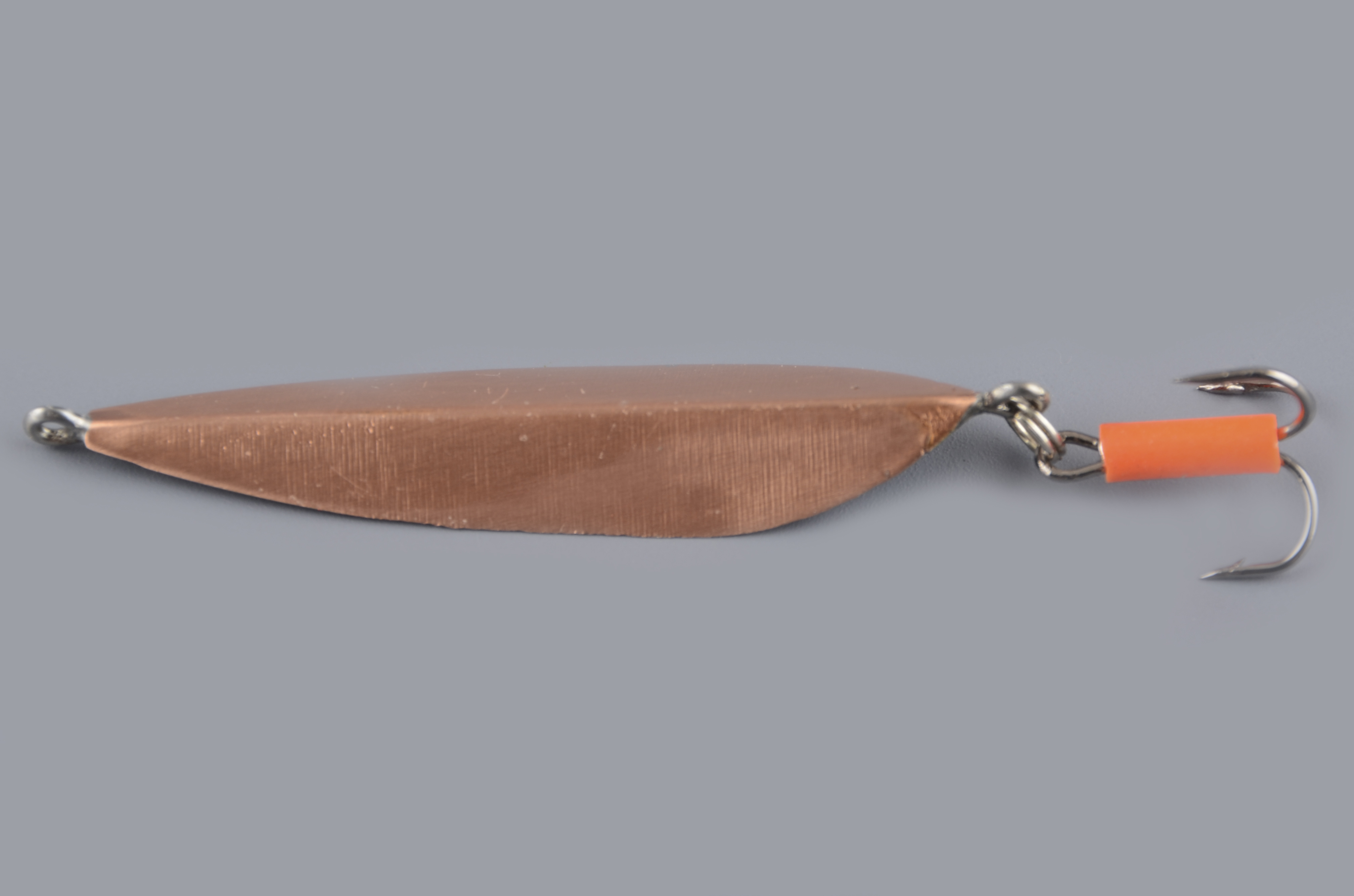 Блесна Курганская Маропедка №24 с тройником, 41мм 120° цв. медь