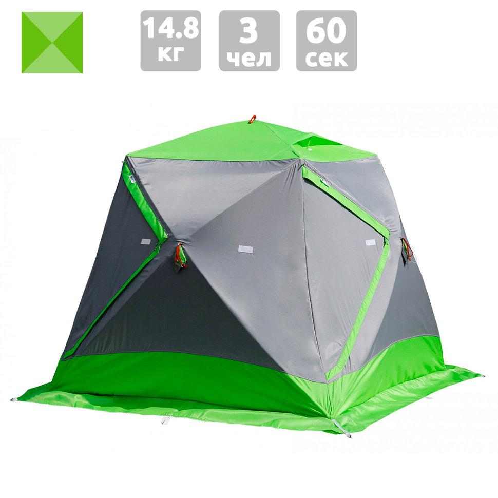 Палатка зимняя Лотос Куб 3 Компакт Термо