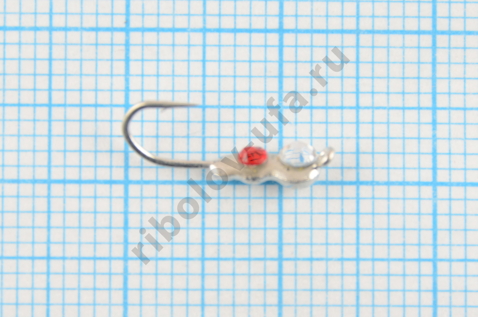 Мормышка вольфрам Bravo Fishing Муравей с ушком и Swarovski 3 мм 0,30гр Sil