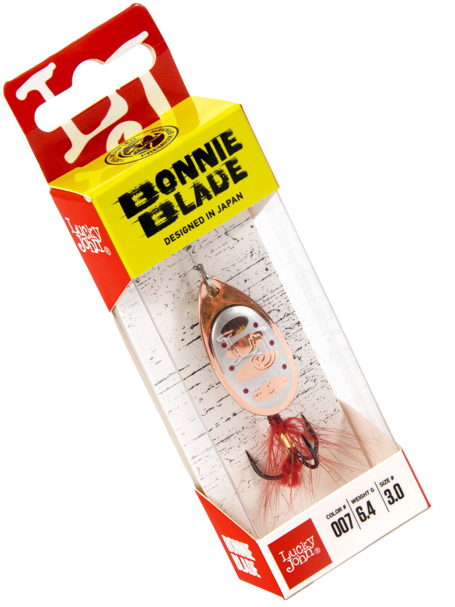 Блесна вращ. Lucky John Bonnie Blade #03, 6.4гр., цв. 007