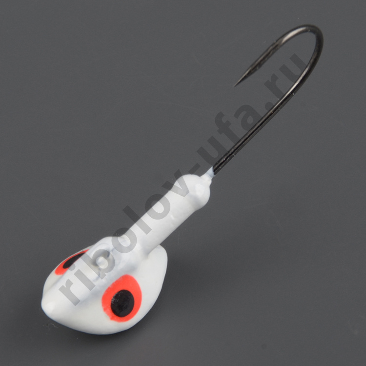 Джиг-головки Мормыш сапог 14 гр. кр. №3/0 цв. 05-белый 