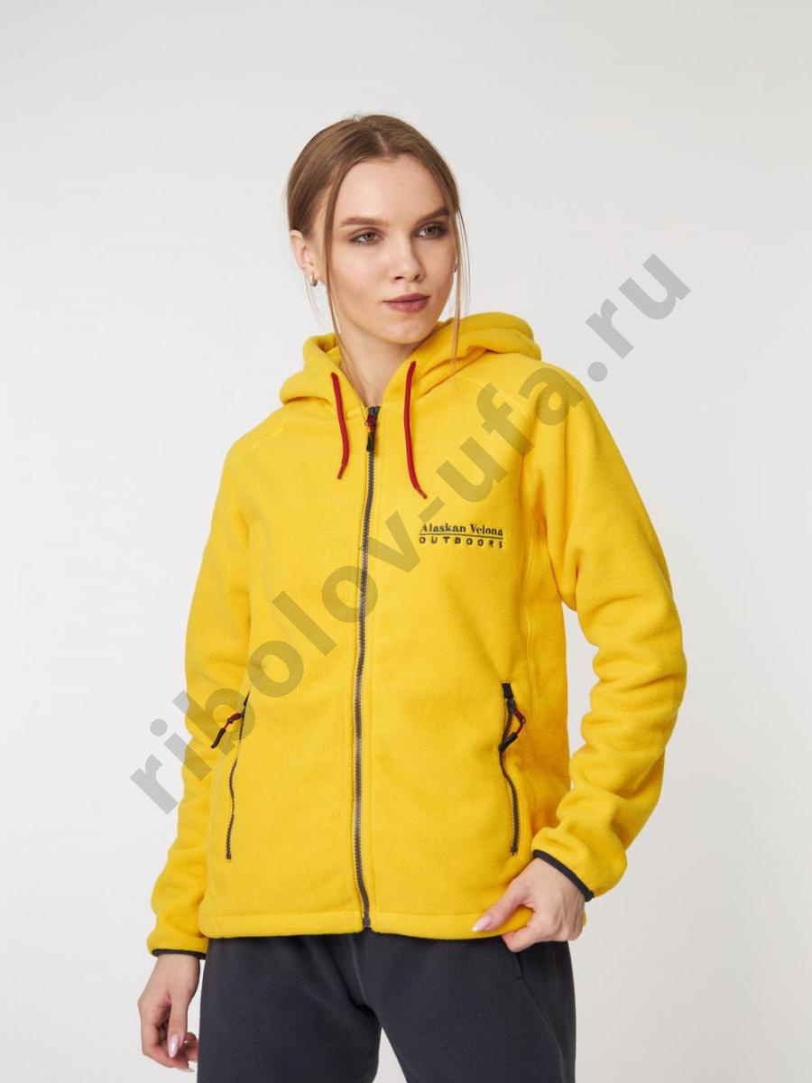 Флисовый комплект Alaskan Lady Velona (куртка+брюки) цв. желтый/темно-серый, р. L