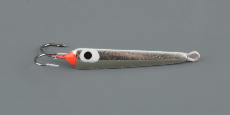 Блесна зимняя Пирс Лонг средний 1,2 гр., нейзильбер+СН, с 2-мя крючками