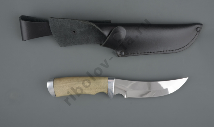 Нож Лист хирургич.нерж.сталь, 65х13, орех (ручная работа)