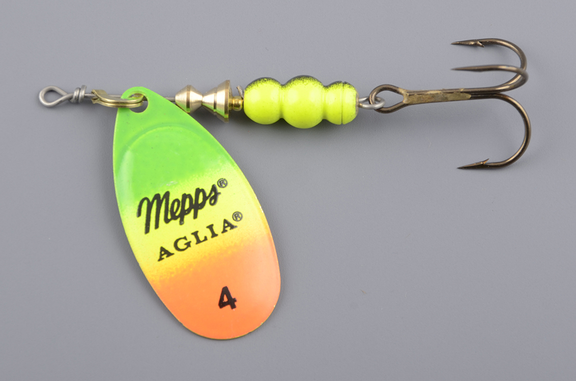Блесна Mepps Aglia Fluo № 4, тигровый (9.0 гр.)