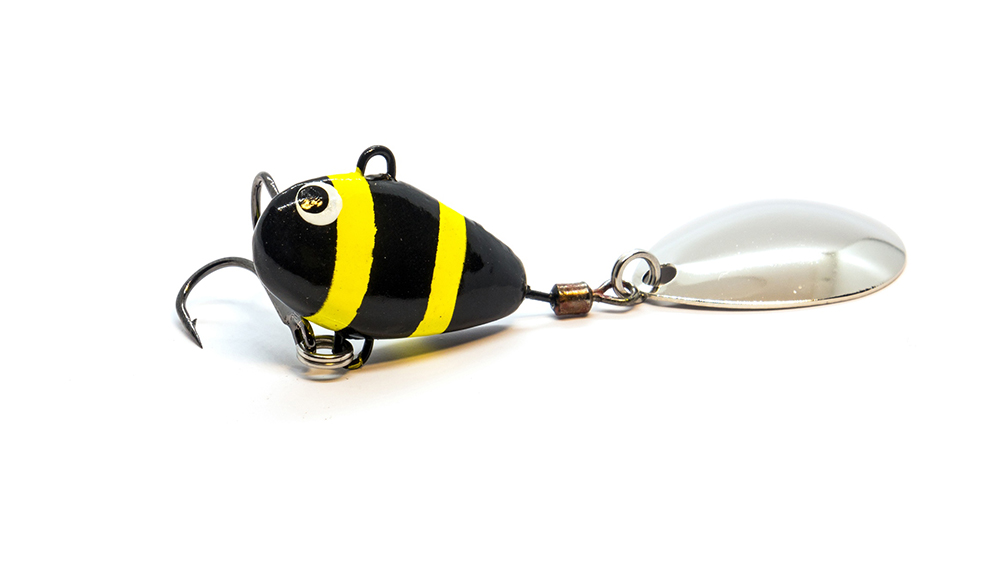 Тейл-спиннер UF Studio Hurricane 7,5гр. 20мм. кр. тройник №14, цв. Beeline