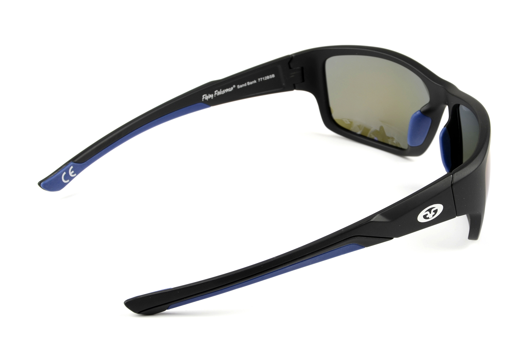 Очки Flying Fisherman Sand Bank Matte Black Smoke-Blue Mirror 7712BSB