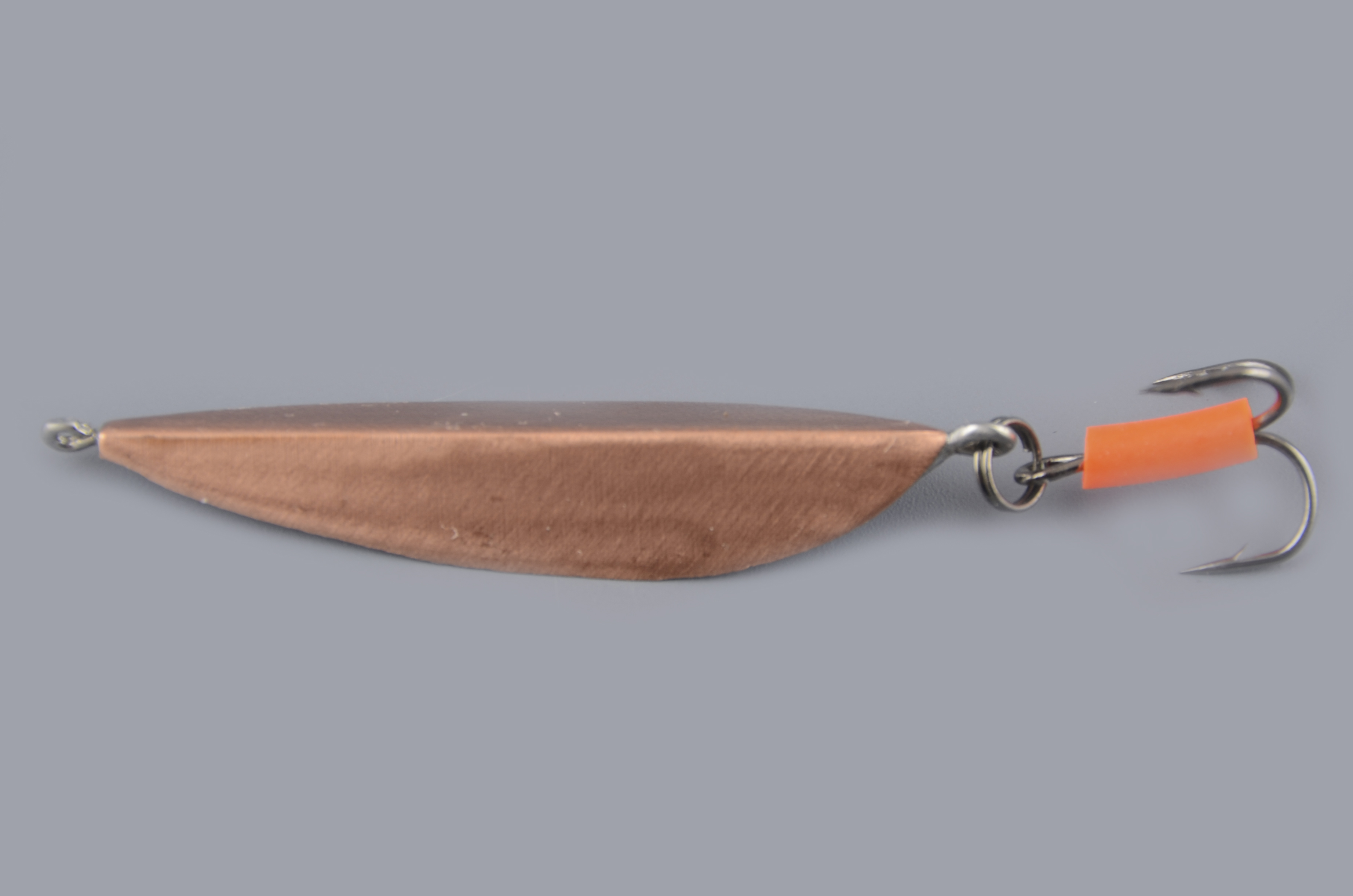 Блесна Курганская Маропедка №12 с тройником, 36мм 90° цв. медь