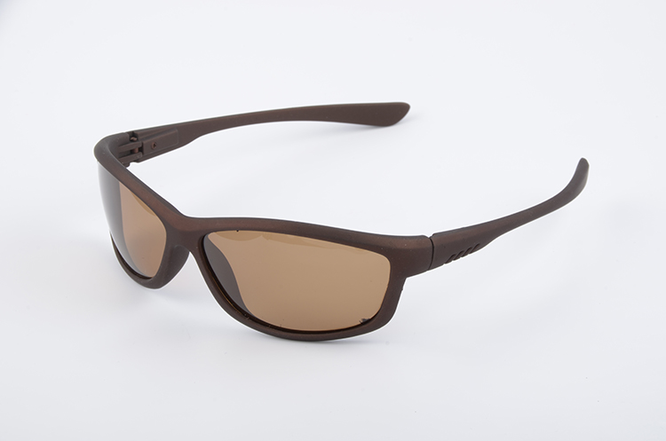 Очки No name поляризац (с чехлом и салфеткой) коричн./коричн./пласт. (3057)