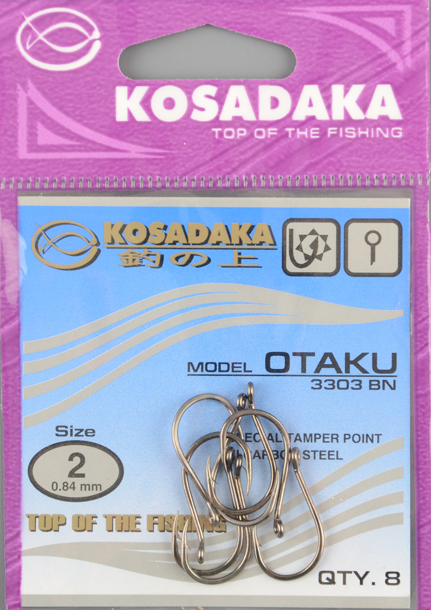 Одинарные крючки Kosadaka Otaku BN №2