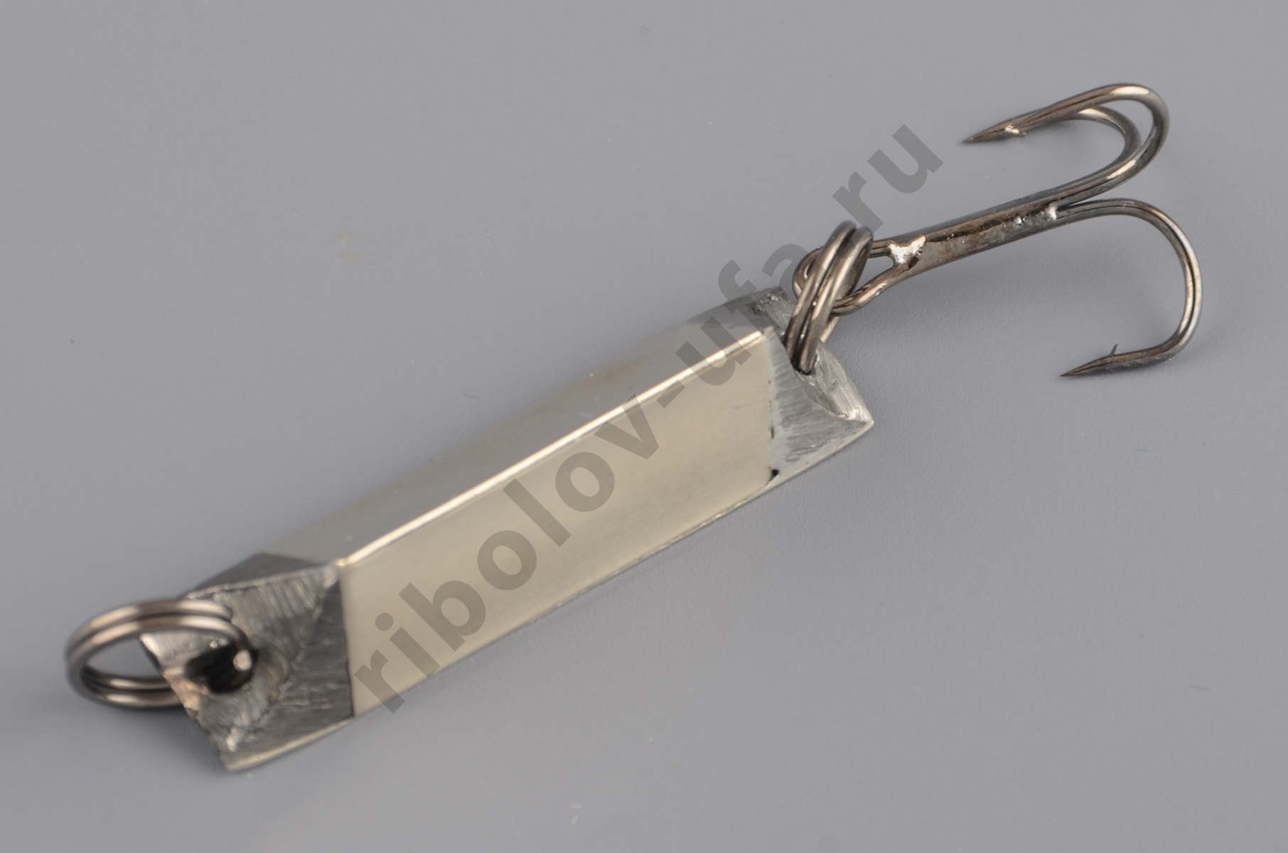 Блесна зимняя Жор Трехгранник 24гр ник/фосф