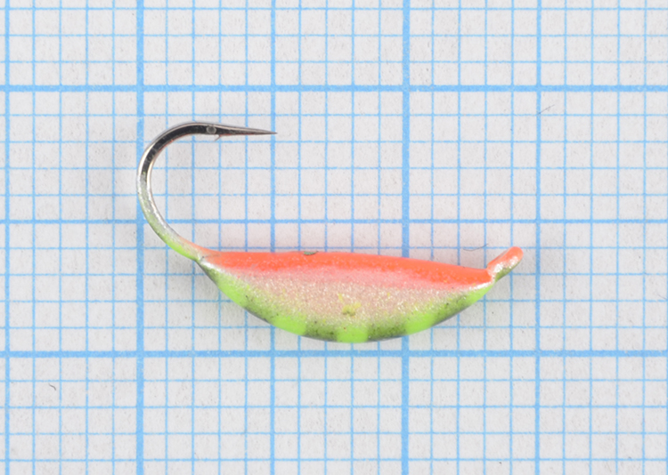 Мормышка вольфрам Bravo Fishing Супер банан с ушком крашенный 3.5 мм 0.82 гр 41