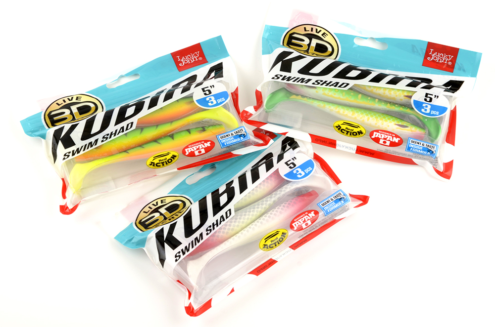 Силиконовая приманка Lucky John 3D Kubira Swim Shad 5.0in 12,5см /PG14 (3)