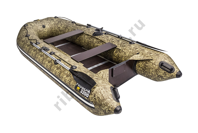 Лодка Ривьера Компакт 3200 СК камуфляж камыш
