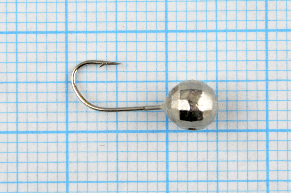 Мормышка вольфрам Bravo Fishing Шар с отверстием мелкая грань 5.0 мм 1.05 гр Ni