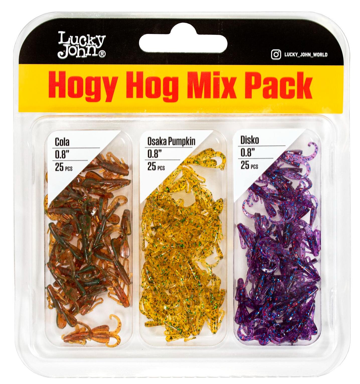 Силиконовая приманка Lucky John Pro Series Hogy Hog 0.8in 2см /Mix1