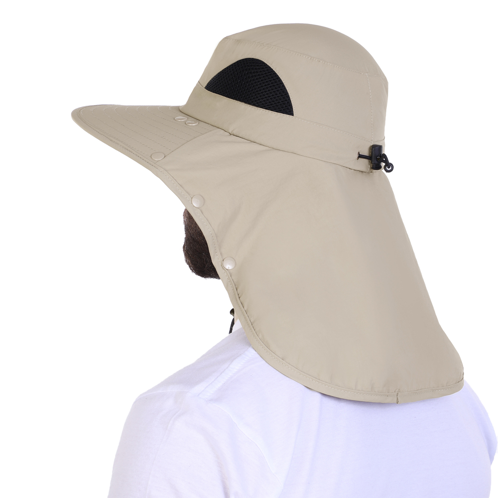 Панама Aquatic с защитой лица и шеи КА-16Б (цвет: бежевый; UPF50+)