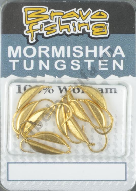Мормышка вольфрам Bravo Fishing Супер банан с ушком 3.5 мм 0.82 гр Go