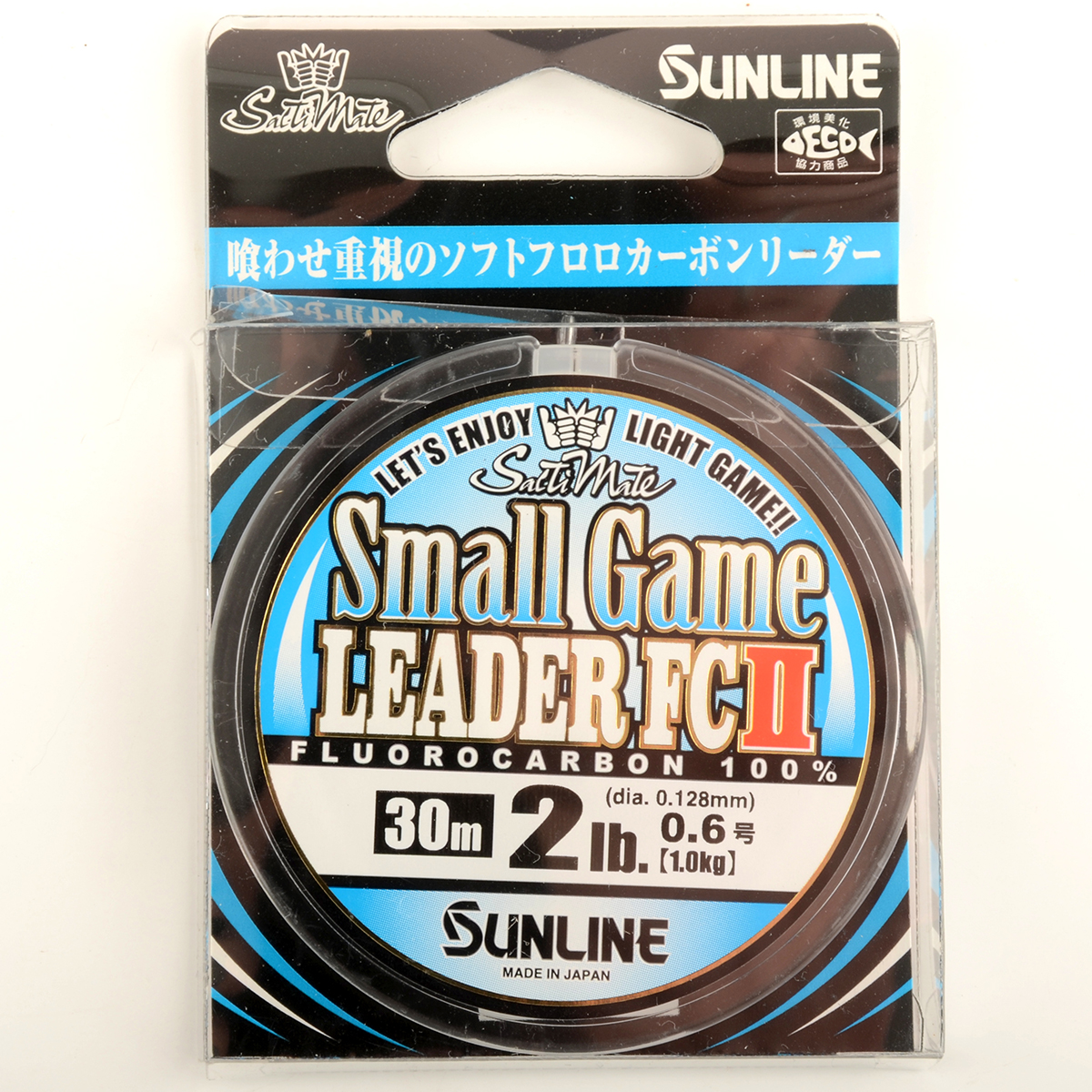 Леска флюорокарбон Sunline Small Game Leader FCII 30m Clear, 0.128мм 1.0kg/2lb