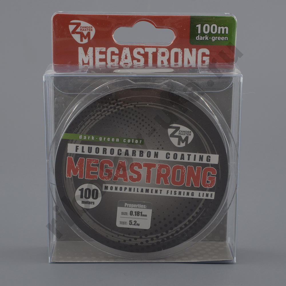 Леска Zander Master Megastrong 100м dark green 0,261