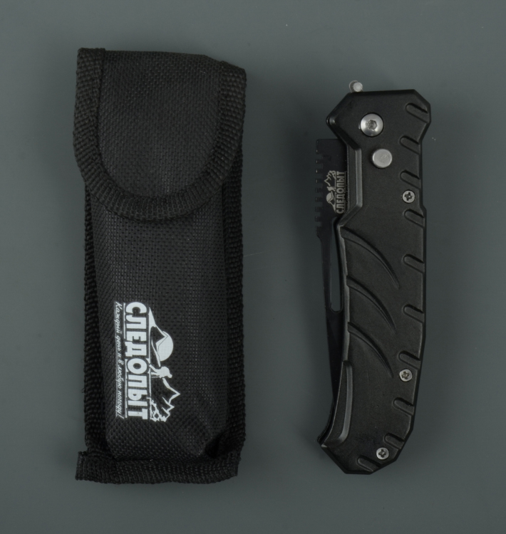 Нож туристический Следопыт , дл.клинка 88мм (в чехле) PF-PK-08