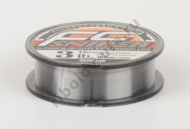 Леска флюорокарбон Sunline FC Sniper Clear 150 м, 0,138 мм, 1.25 кг
