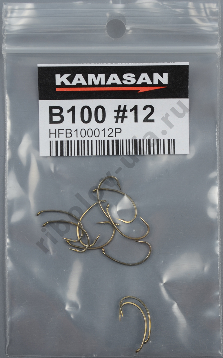 Крючки Kamasan B100 #12 (5шт)