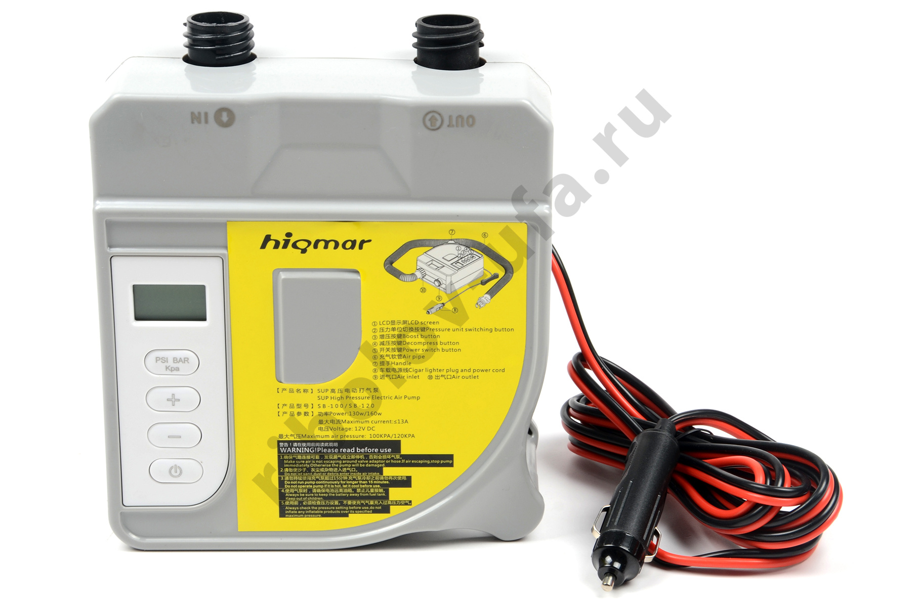 Насос электрический Marlin для SUP досок и лодок SB-120