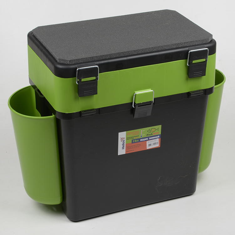 Ящик зимний Helios Fish Box 19л. зеленый