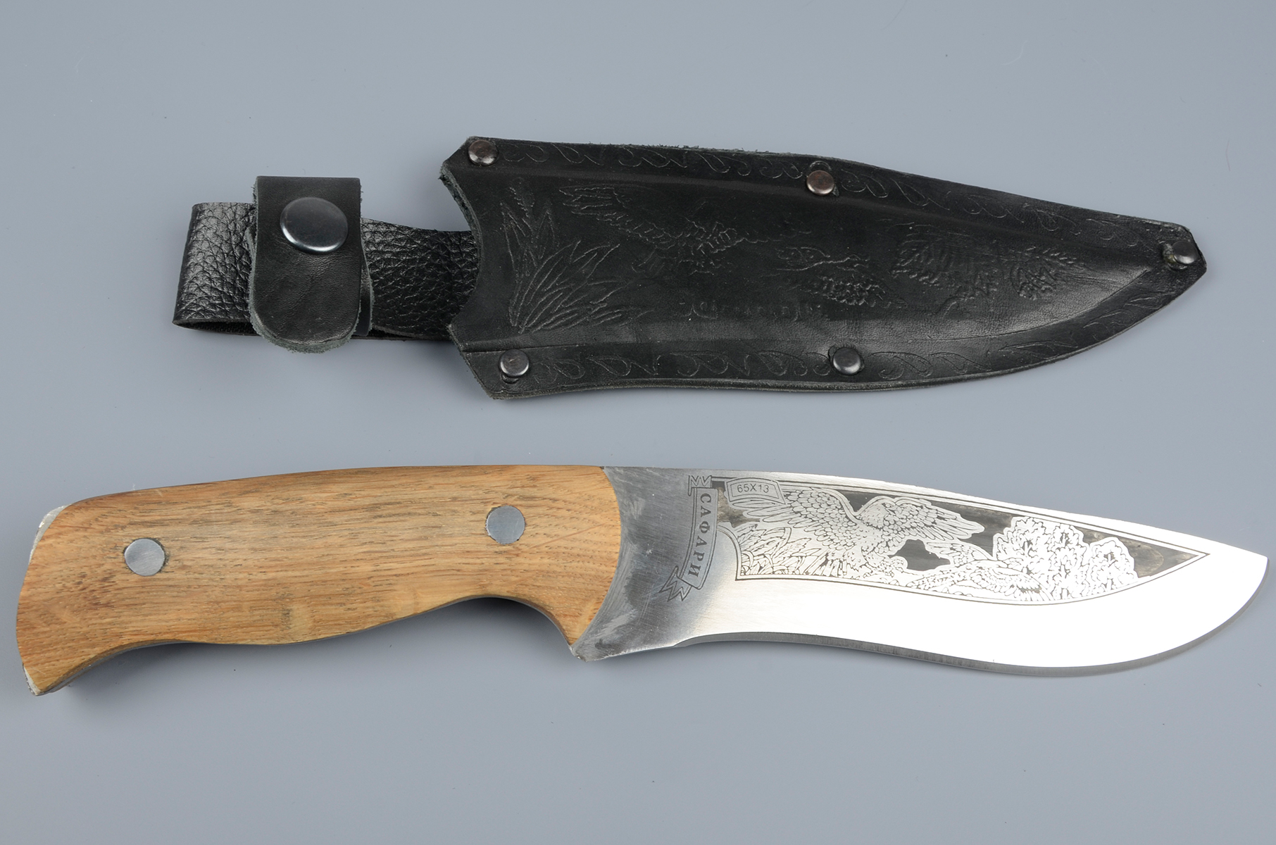 Нож No name Кизляр Сафари (кож.чехол)