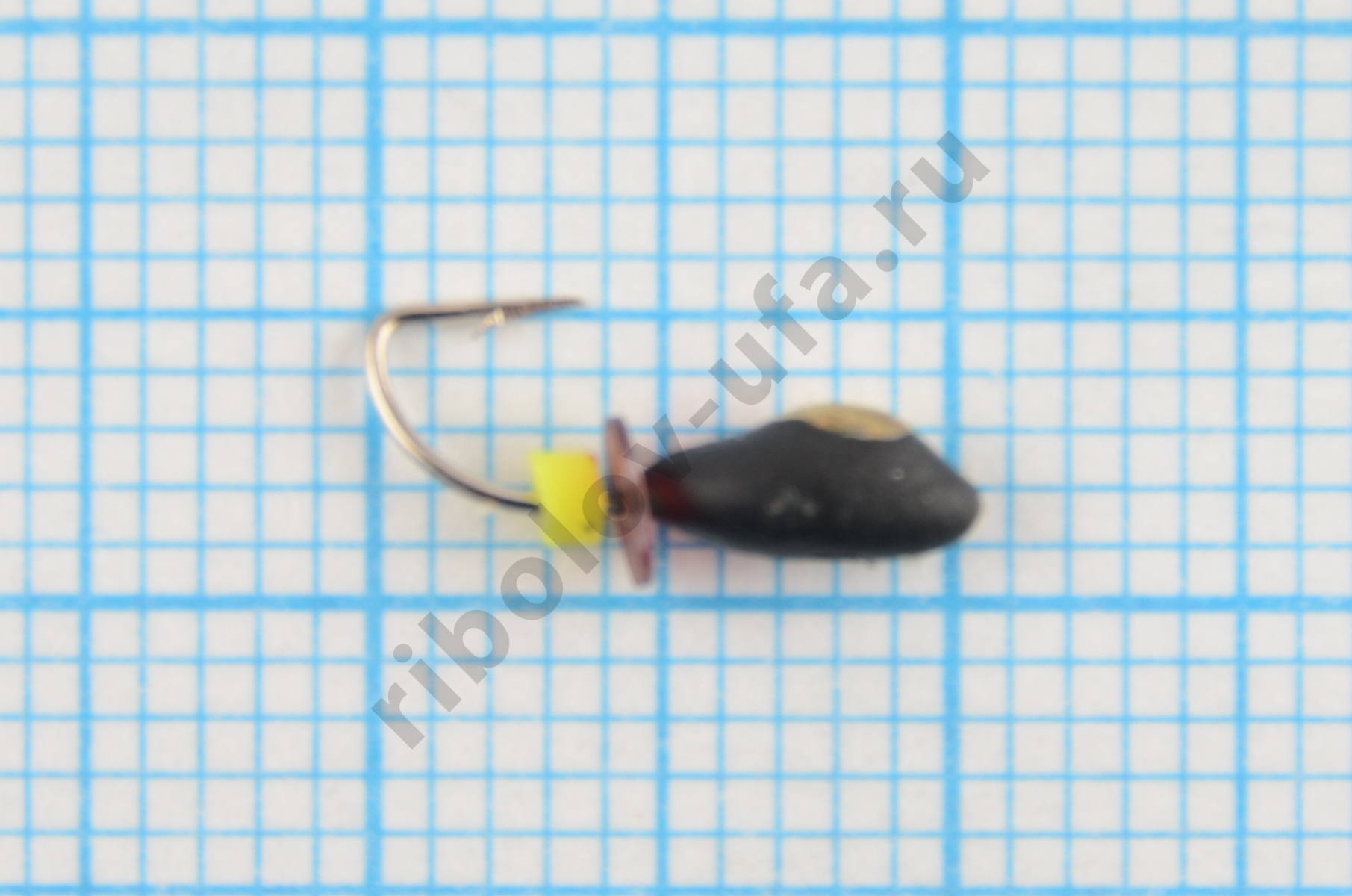 Мормышка Wormix точеная вольфрамовая Овсинка d=2 с золотой коронкой арт. 5011