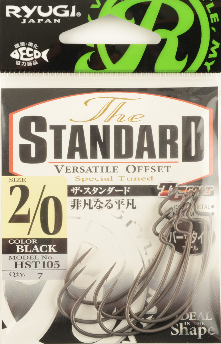 Офсетный крючок Ryugi The Standard Hook TC(tef) №2/0