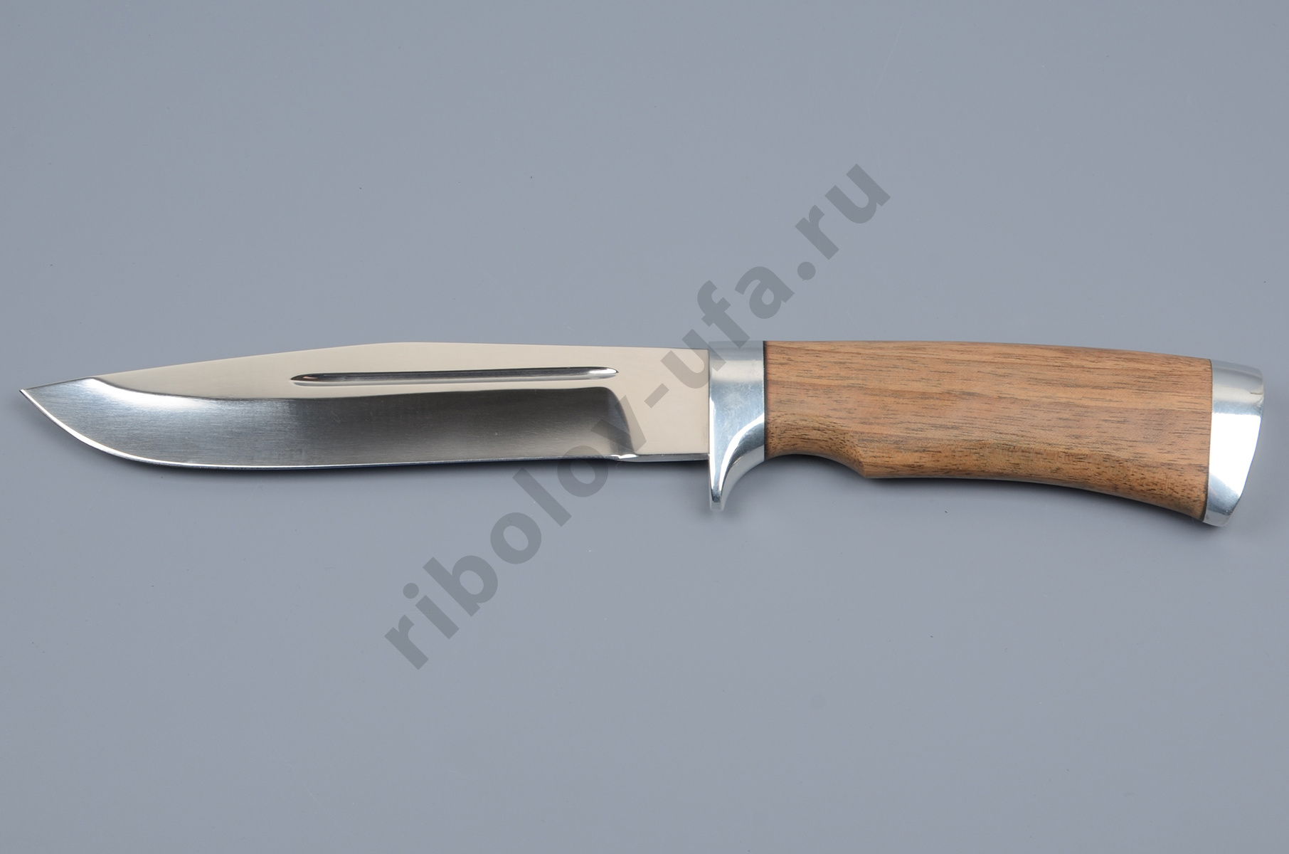 Нож туристический НР-14 кованая нерж.сталь, 95х18, орех (ручная работа)