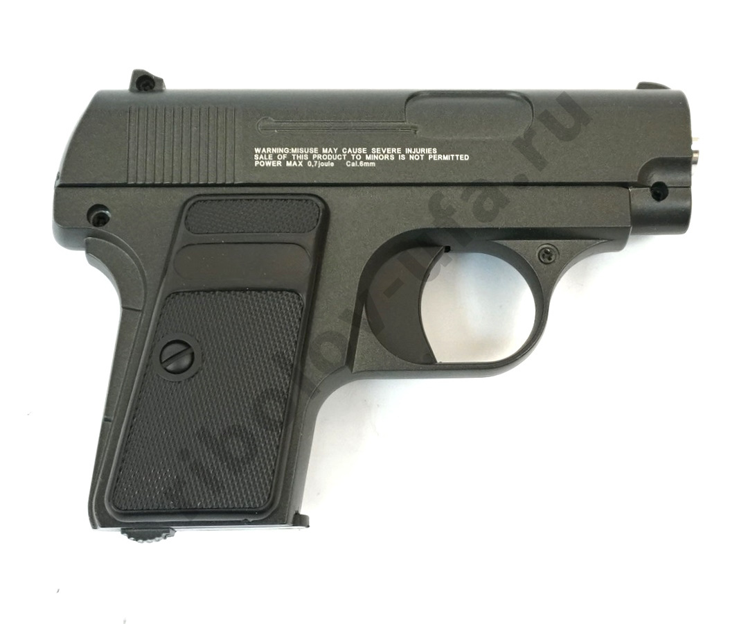 Пистолет пневм. Stalker SA25 Spring, кал 6мм, металл (Colt Model 1908)