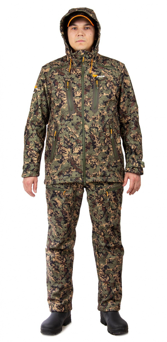 Костюм Novatex Вольф цв.Лес тк. Hunt-Shell р. 56-58 рост 182-188