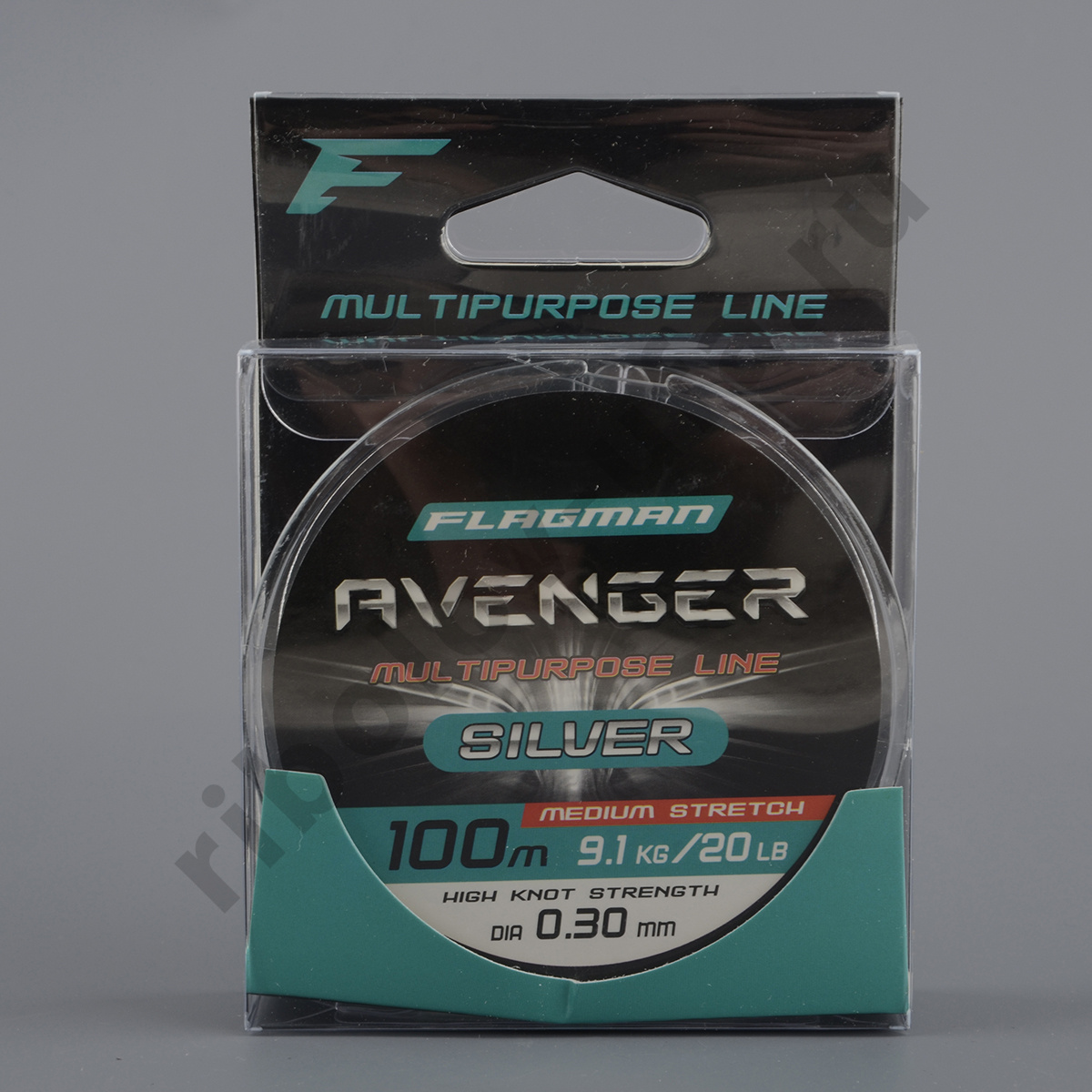 Леска Flagman Avenger Silver Line 100м, 0.30мм, 9.1кг